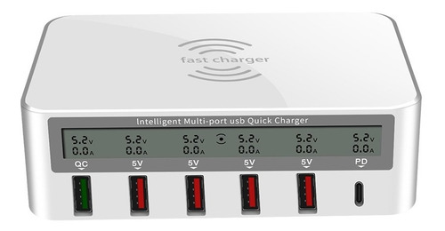 818 Cargador Usb Multi-puerto Inteligente Rápido Adaptable