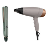 Combo Remington Planchita S32a + Secador De Pelo D26a