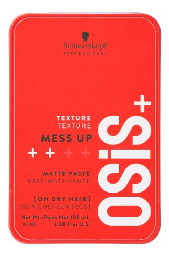 Pomada Texturizador Cabello Schwarzkopf Osis Mess Up 100 Ml