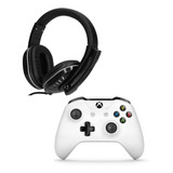 Control Xbox One Blanco + Audífonos Rgb 