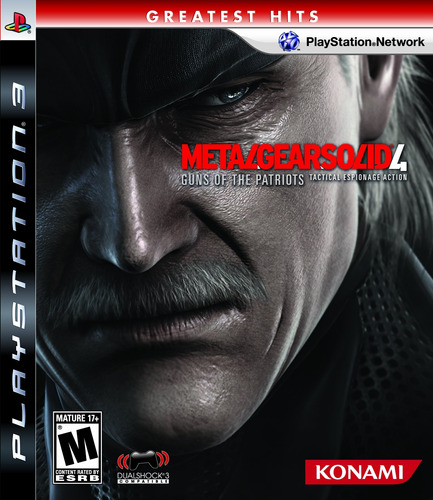 Jogo Metal Gear Solid 4 Playstation Ps3 Mídia Física Origina