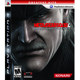 Jogo Metal Gear Solid 4 Playstation Ps3 Mídia Física Origina