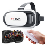 Set Gafas Lentes Realidad Virtual Vr Box + Control Bluetoot 