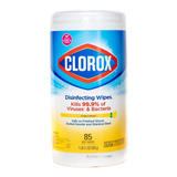 Bote Jumbo Clorox 85 Toallitas Desinfectantes Mata 99% Virus