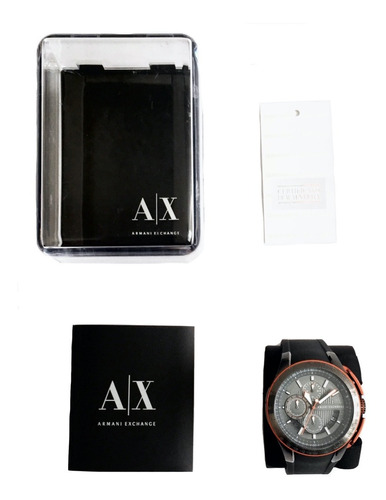 Reloj Armani Exchange A/x 100% Original Correa Silicon