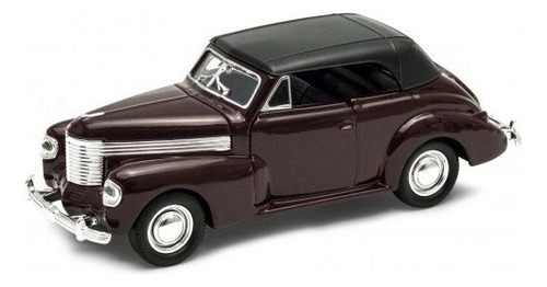 Welly Die Cast 1938 Opel Kapitan Cabriolet 1:34 43785h Color Bordó