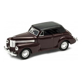 Welly Die Cast 1938 Opel Kapitan Cabriolet 1:34 43785h Color Bordó