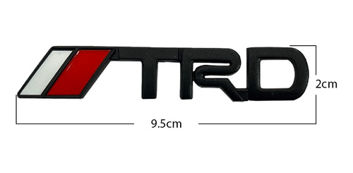 Emblema Trd Bandera Mini  Para Toyota ( Tecnologia 3m) Foto 3