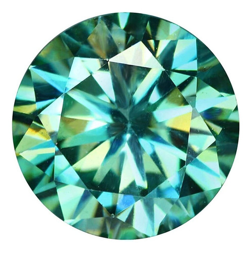 Diamante  Moissanita Azul   7,75 X 7,75 Mm  1,43   Ct