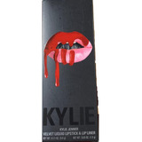 Kylie Cosmetics Kit De Labios Líquido De Terciopelo 'red V.