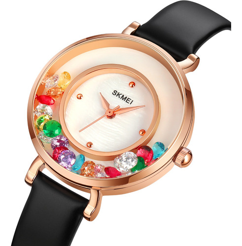 Reloj Pulsera Creativo Cuarzo Elegante Exquisito Dama Mujer