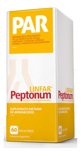 Peptonum Par Pro Osteoarticular Reconstituyente Gotas