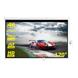 Pantalla Pro De Proyeccion 170'' Remoto, 16:9 4k-hd-3d Ready