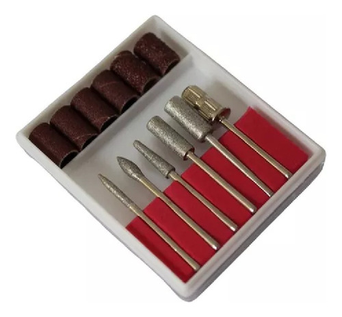 Set De 6 Brocas / Repuestos Para Drill Pulidor De Uñas