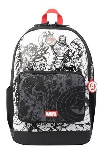 Morral Comic Totto Avengers Talla M Bolso Juvenil Porta Pc