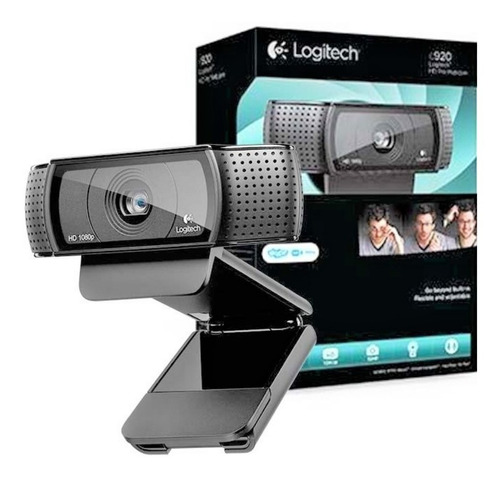 Webcam Logitech C920 Pro Full Hd 1080p Foco Automático Nova