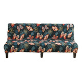 Funda Para Futon Tela Lisa Spandex Elasticado Mariposas