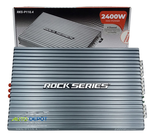 Amplificador Rock Series Rks-p110.4 Clase Ab Con 4 Canales