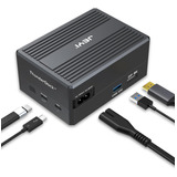 Gan Thunderbolt 3 Dock, Jeyi 8-in-1 Dual Thunderbolt 3 Docki