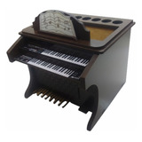 Mini Piano Porta Lápis, Porta Trecos