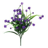Flores Artificiales Moradas De Narcisos, 4 Unidades, Plantas