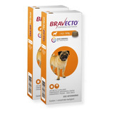 Bravecto Combo 2 Unid 250 Mg - Cães 4,5 A 10 Kg + Brinde