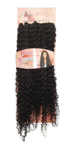 Cabelo Bio Orgânico Cacheado Crochet Braid 300g + Brinde