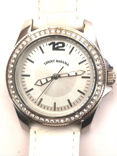 Reloj Pulsera Tommy Bahamas Tb2128-a126 Mujeres Blanco