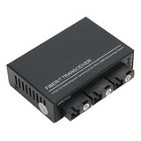 Convertidor Multimedia De Fibra Ethernet Monomodo Tx1310nm 1