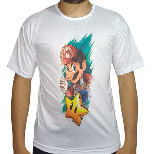 Camisa Mario Brothers