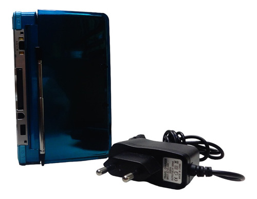 Console Nintendo 3ds N3ds Aqua Blue Usado Funcionando Original Com Fita E Carregador 