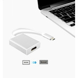 Cabo Adaptador Conversor Usb Tipo C Para Hdmi Dell Xps 13/15