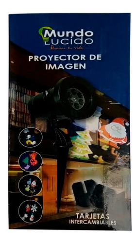 Proyector Navideño Decoracion 4 Discos Intercambiables Ml