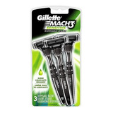 Afeitadoras Gillette Mach 3 Maquinillas De Afeitar Sensibles