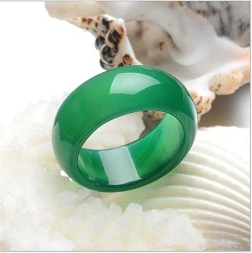 Vogue - Anillo Para Pulgar, Diseño De Ágata De Jade, Piedra