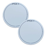 Pdh - 2 Protectores Bombo - Simple Blanco