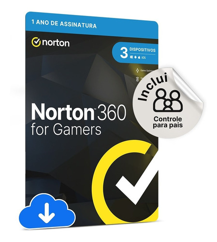 Norton 360 Gamers 12 Meses Com Goptimizer 03 Pc Imediato ! 