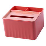 Caja De Pañuelos De Escritorio, 18cmx17cmx10.8cm Rosa