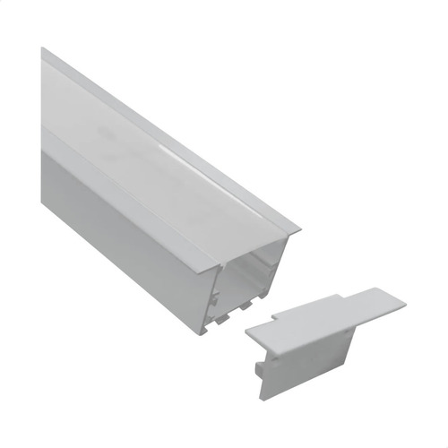 Perfil Para Embutir De Aluminio Largo 50mm Gesso Drywall 2m