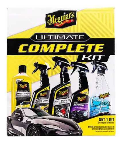 Meguiars Ultimate Complete Kit Shampoo Cera Rines Interior