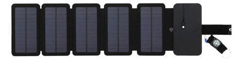 Cargador Para Exteriores, Panel Solar Plegable De 5 Piezas,