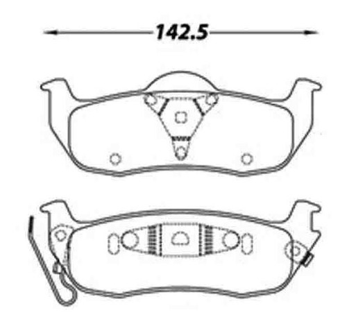 Pastillas Freno Para Jeep Commander 05/ Trasera Marca Icer Foto 2