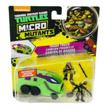 Tortugas Ninja Micro Vehículos De Colección Camión De Basura