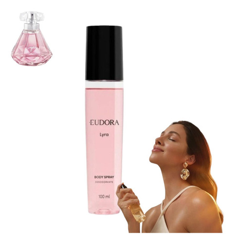 Lyra Eudora Body Splash Eudora Perfume Feminino