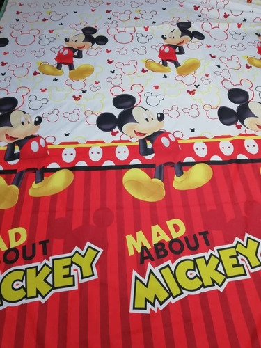 Sabanas Infantiles Cama Doble 1.40 - Mickey Otros Diseños