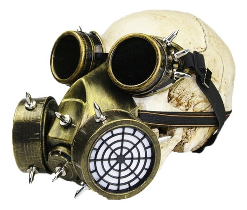 2023 Máscara De Gás Steampunk Com Googles Halloween Cospay