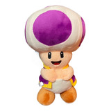 Peluche Toad Morado Super Mario Bros.