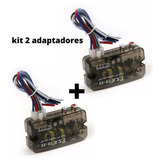 Kit 2 Adaptador Impedancia 4 Ch Salida Remoto  Stereo 