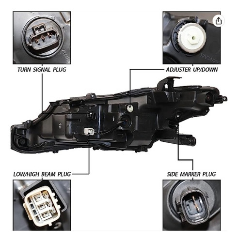 Faro Delantero Derecho Toyota Camry Le/se 2018 Al 2021  Foto 2