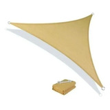 Toldo Vela Beige Media Sombra Al 90 2 X 2 X 2.8 Mts